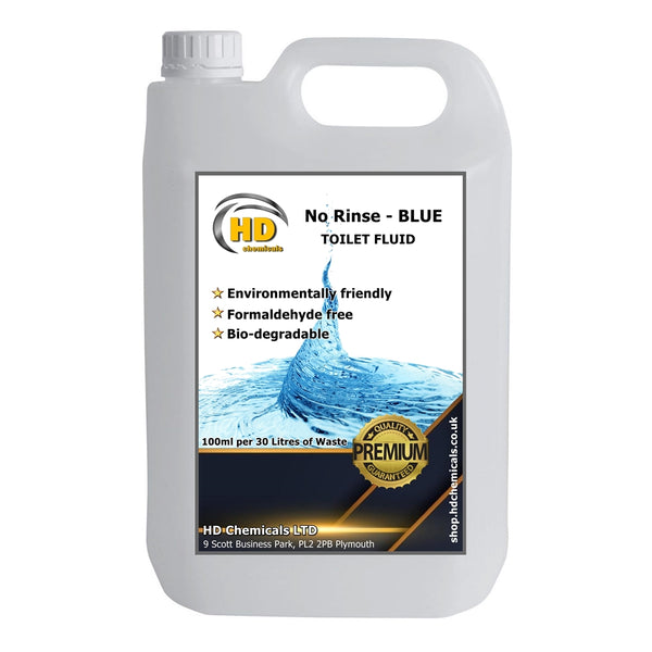 Twin Pack - No-Rinse Blue Toilet Fluid & Pink Toilet Rinse