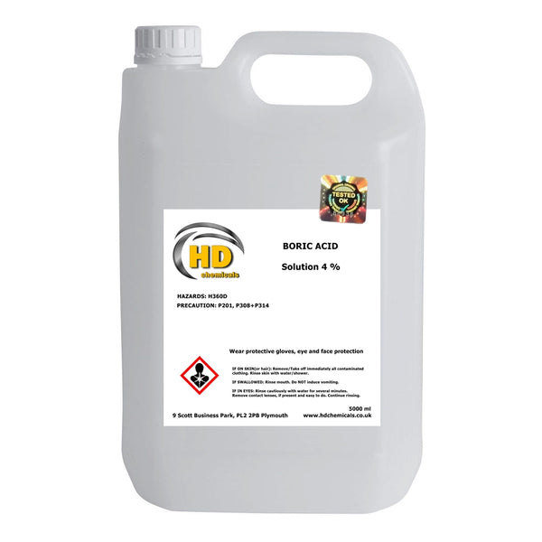 Boric Acid Solution 4%.