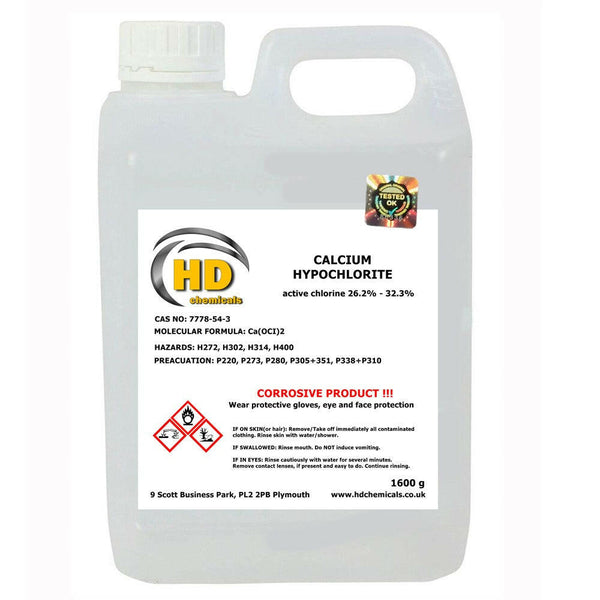 Calcium Hypochlorite 26.2 - 32.3 g/100g