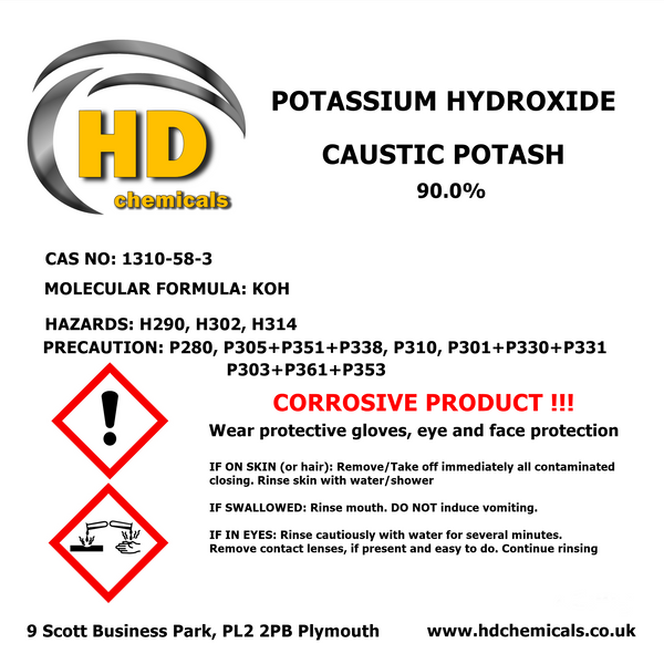 potassium hydroxide sample