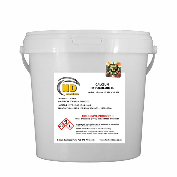 Calcium Hypochlorite 26.2 - 32.3 g/100g