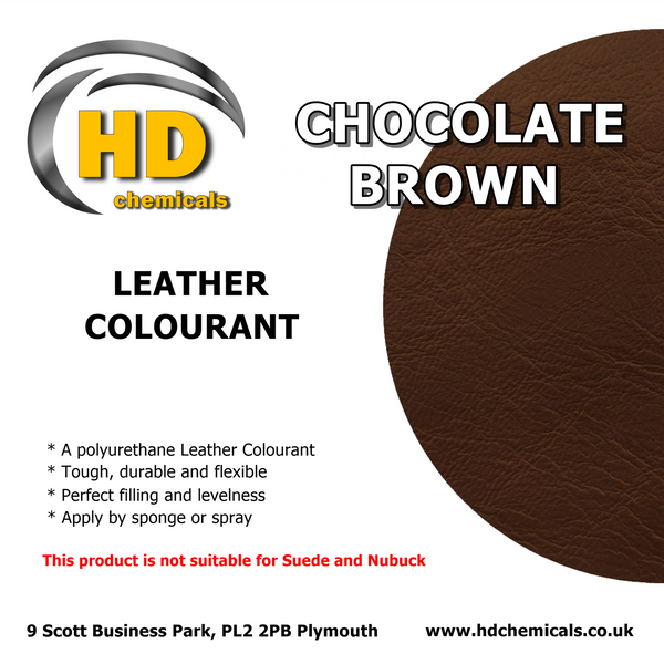 Leather Dye Paint Chocolate Brown.