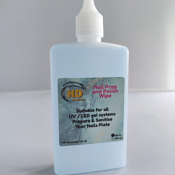 Nail Prep and Wipe Gel Nail UV LED Cleanser.