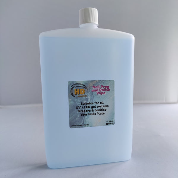 Nail Prep and Wipe Gel Nail UV LED Cleanser.
