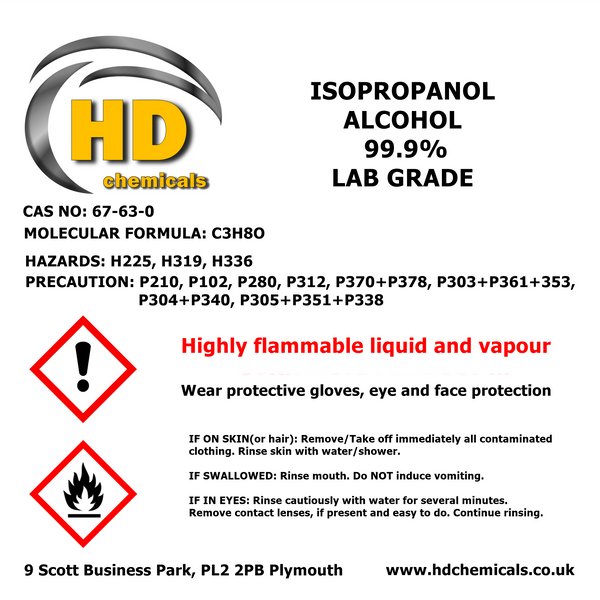 IPA Isopropyl Alcohol 99.9%.