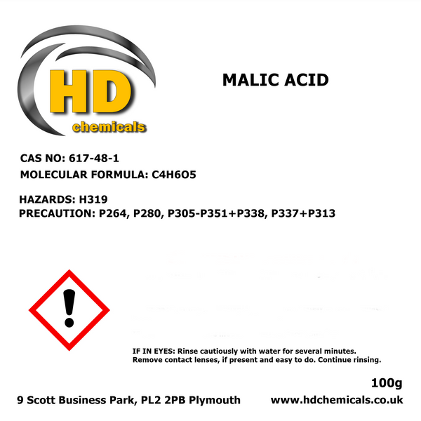 Malic Acid - 2 -Hydroxybutanedioic Acid.