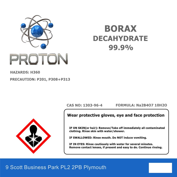 Borax Decahydrate 99.9%.