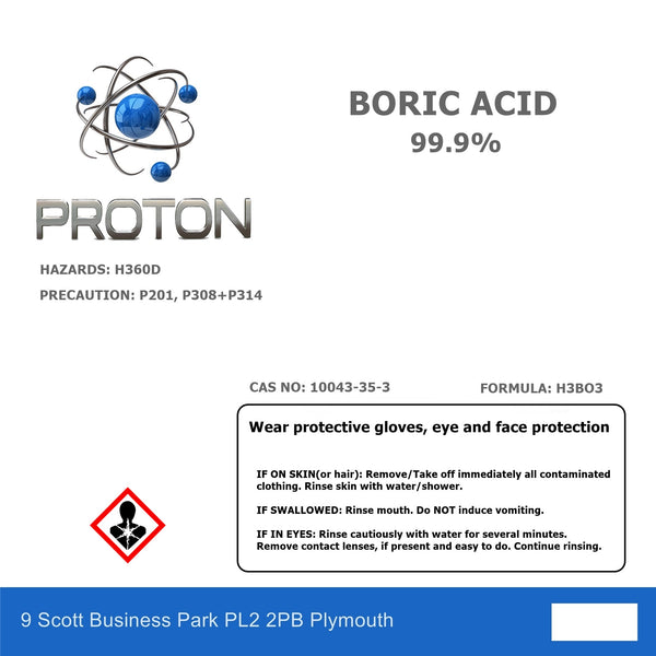 Boric Acid 99.9%.