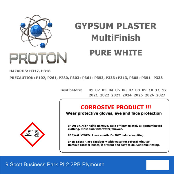 Gypsum Plaster Multi Finish.