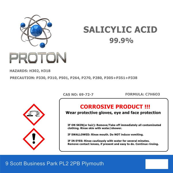Salicylic Acid 99.9%.