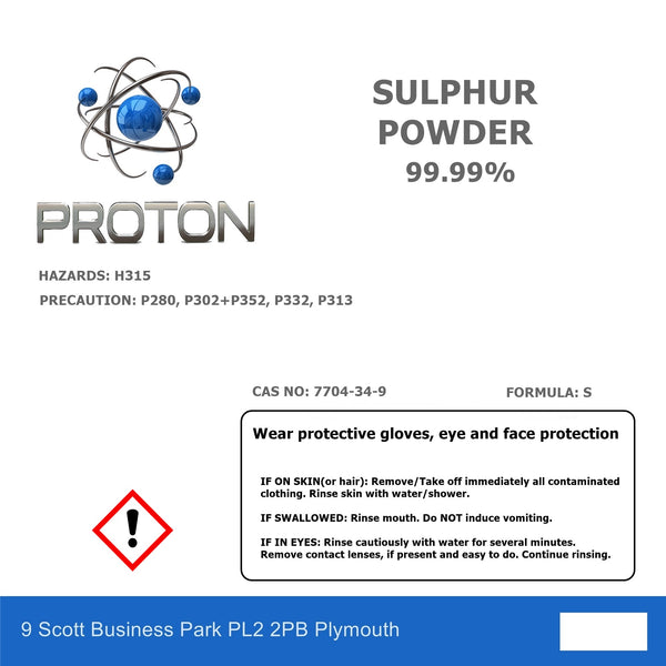 Sulphur Powder 99.99%.