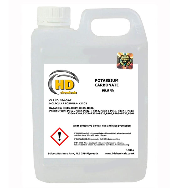 Potassium Carbonate 99.9%.