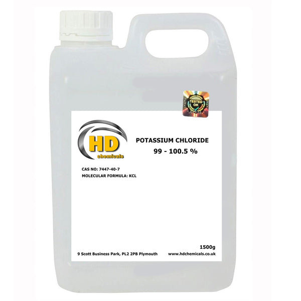 Potassium Chloride 99 - 100.5%.
