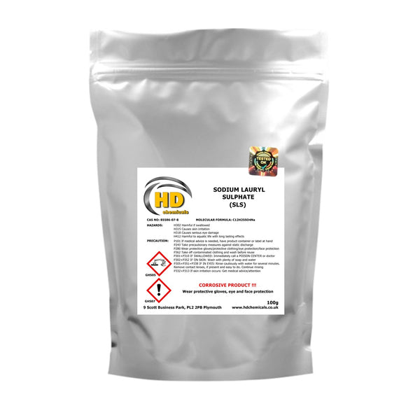 Sodium Lauryl Sulphate SLS.
