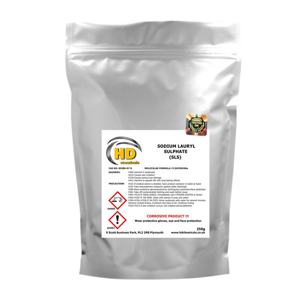 Sodium Lauryl Sulphate SLS.