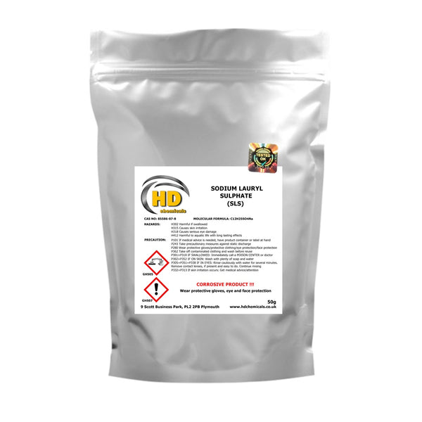Sodium Lauryl Sulphate SLS.