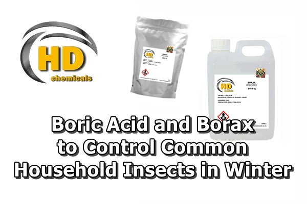Boric Acid and Borax to Control Common Household Insects in Winter
