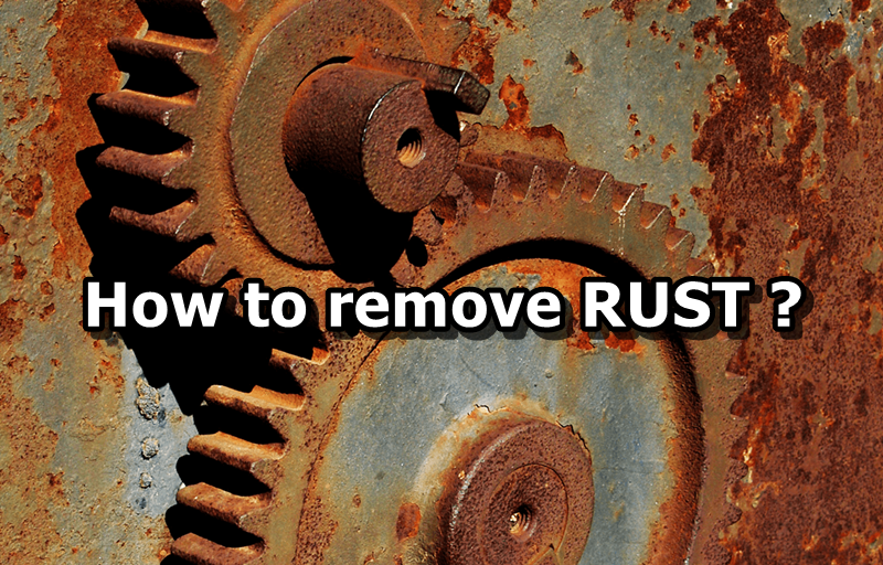 How to remove rust using chemicals