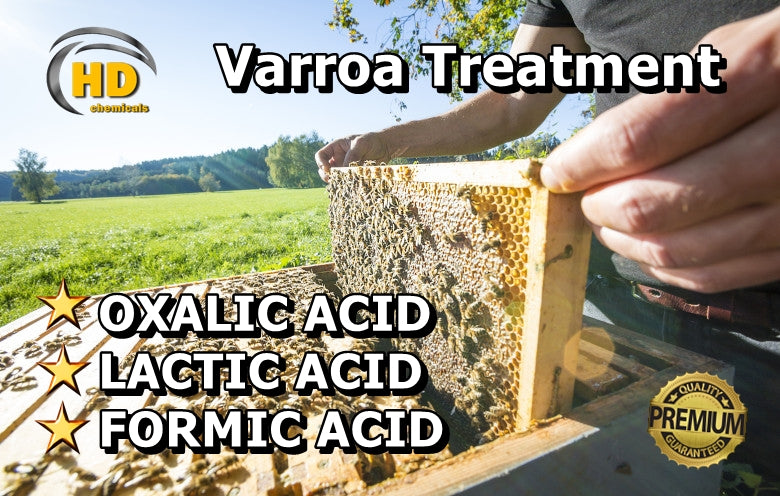 Fighting Varroa with organic acids - Oxalic - Lactic - Formic