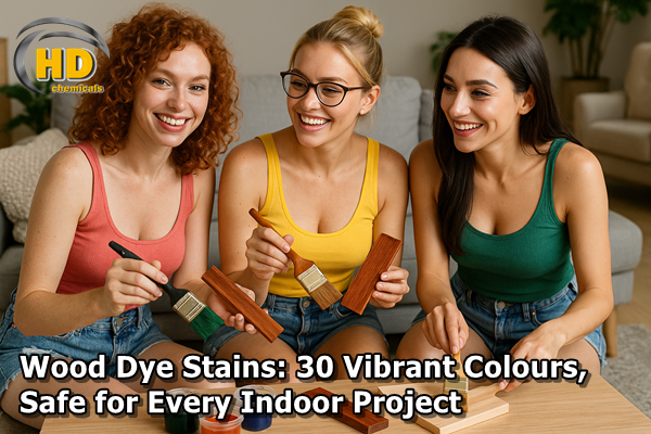 Water-Based Wood Dye Stains: 30 Vibrant Colours, Safe for Every Indoor Project