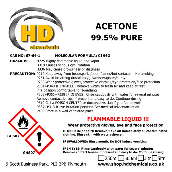 Acetone 99.5%