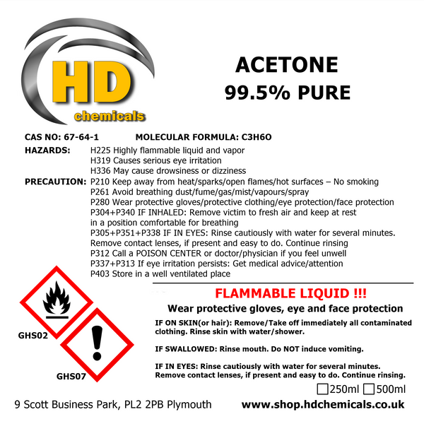 Acetone 99.5%