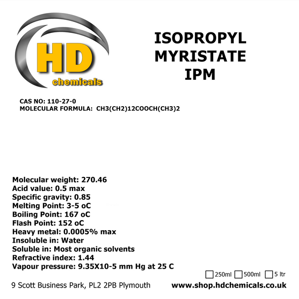 Isopropyl Myristate Liquid IPM
