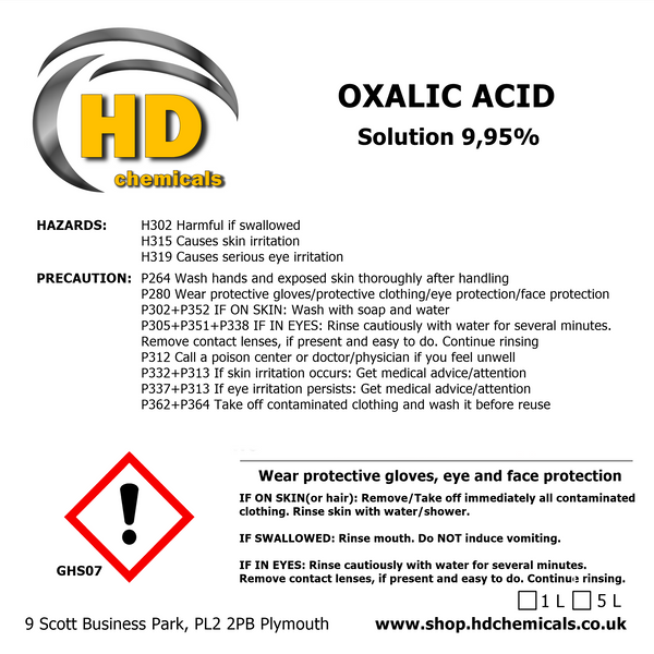 Oxalic Acid 9.95% Solution