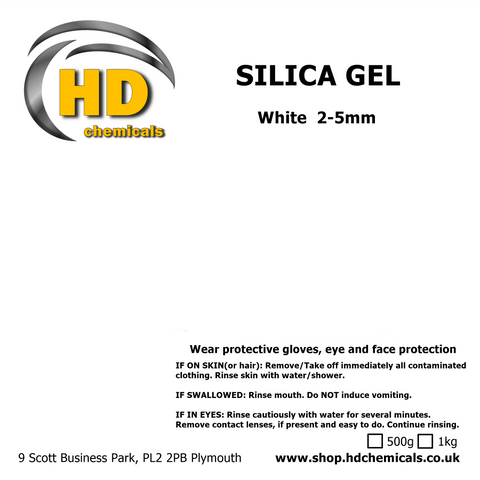 White Silica Gel Beads 2-5mm