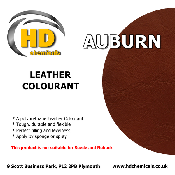 Leather Dye Paint Auburn.
