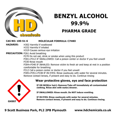 Benzyl Alcohol.