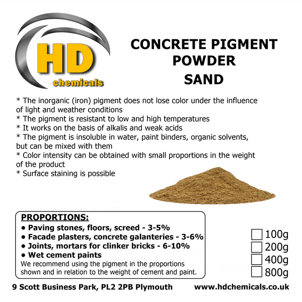 Cement Pigment Powder Colour Dye.
