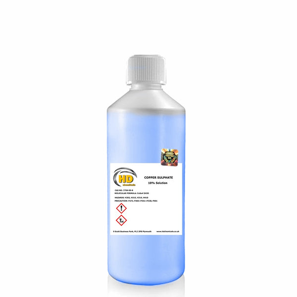 Copper Sulphate Pentahydrate 10% Solution.