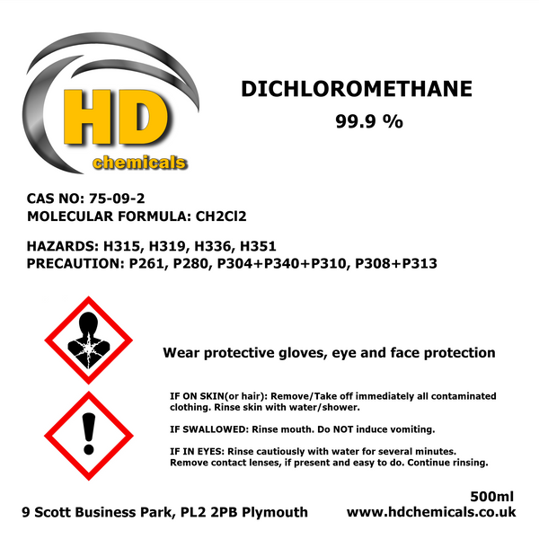 Dichloromethane 99.9%.