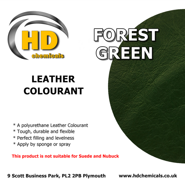 Leather Dye Paint Forest Green.