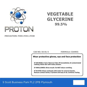 Vegetable Glycerine Glycerol 99.5%.