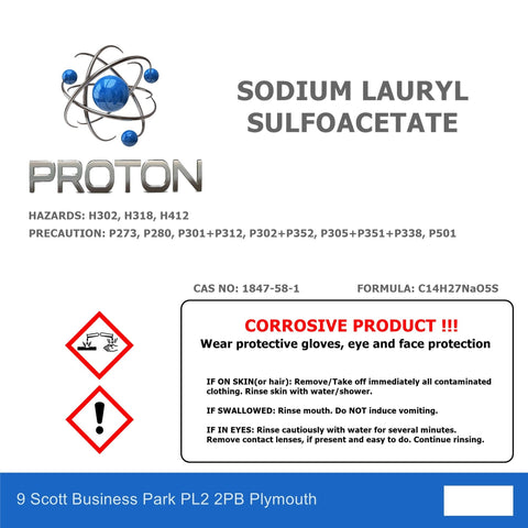 SLSA - Sodium Lauryl Sulfoacetate.