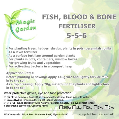 Fish, Blood & Bone Fertiliser.