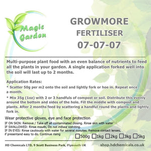 Growmore General Purpose Fertiliser.