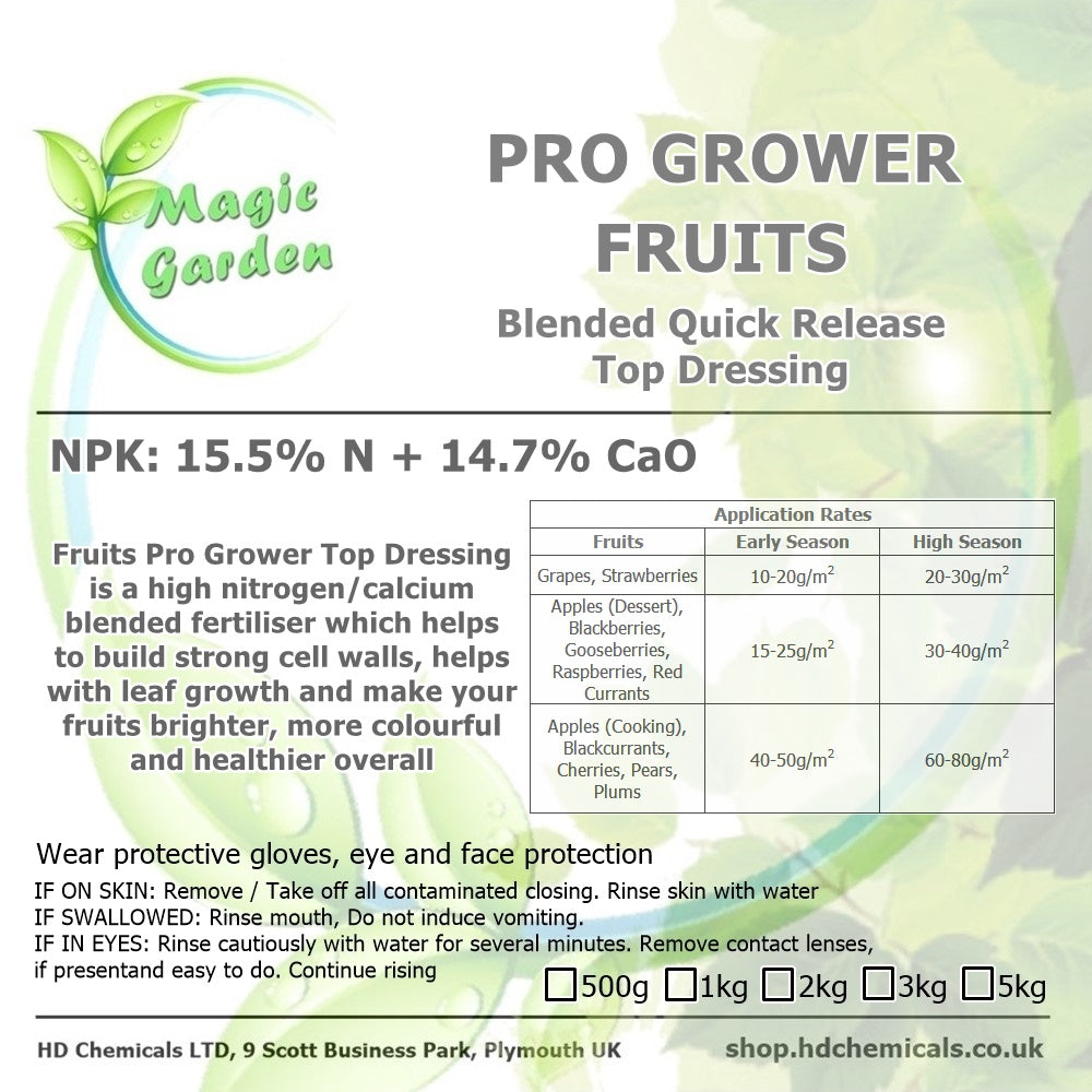 Pro Grower Fruit Fertiliser.