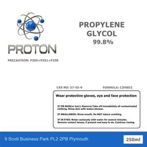 Propylene Glycol 99.8%.
