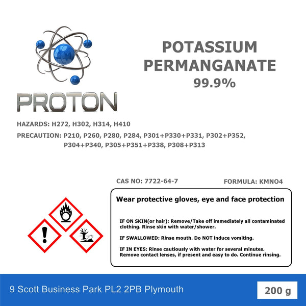 Potassium Permanganate 99.9%.