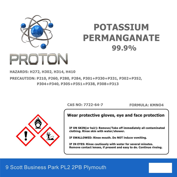 Potassium Permanganate 99.9%.