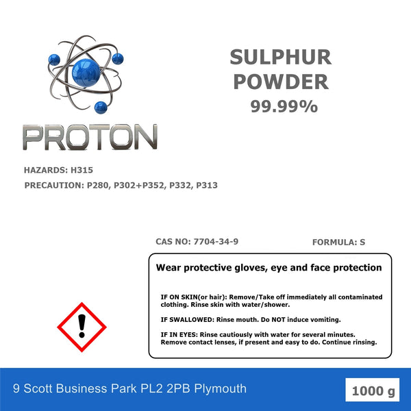 Sulphur Powder 99.99%.
