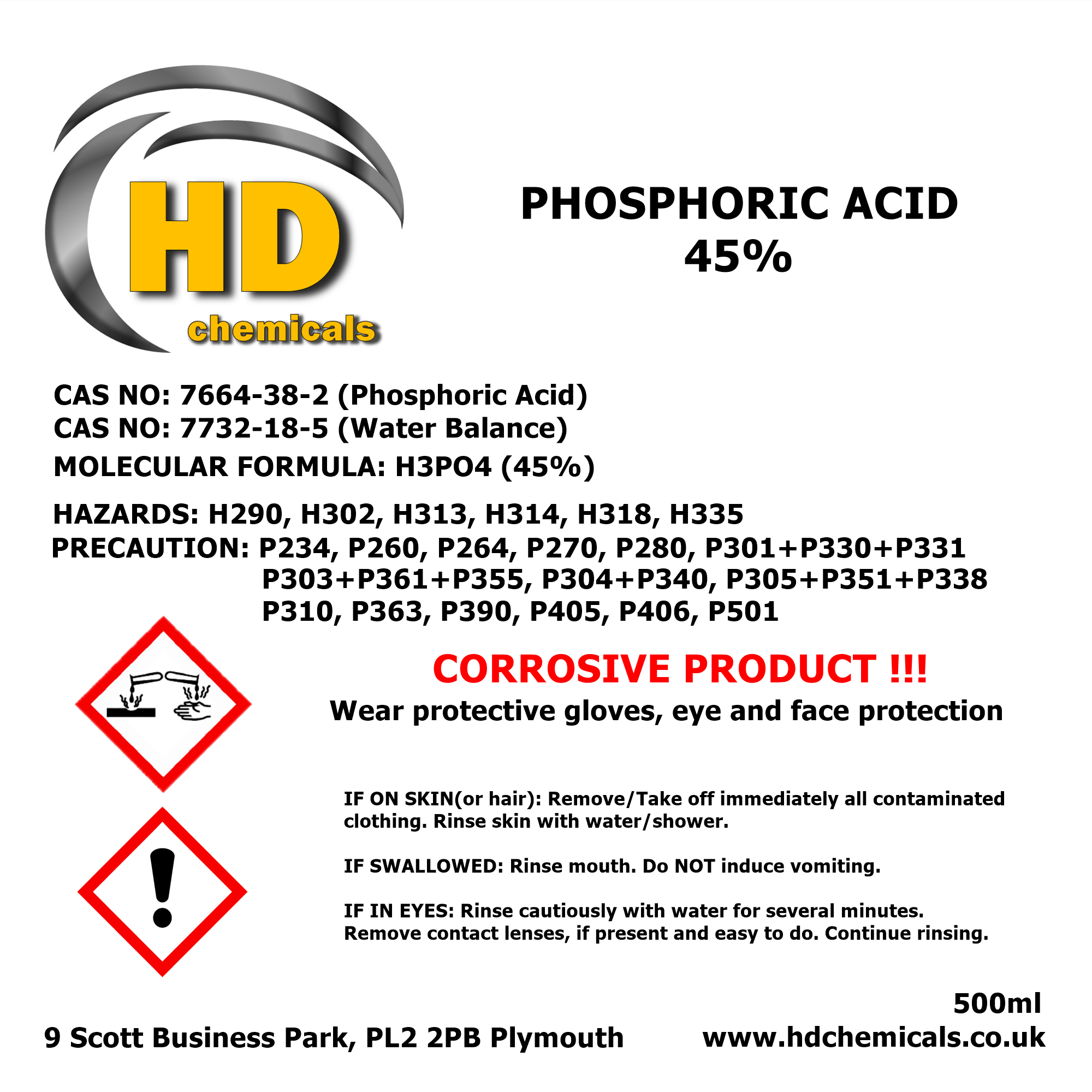 Phosphoric Acid 45%.