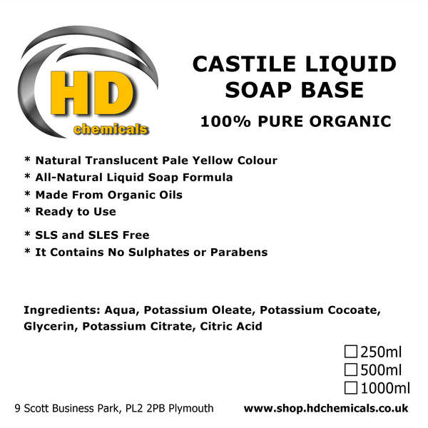 Castile Liquid Soap Base