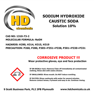 Sodium Hydroxide CAUSTIC SODA Solution 10%