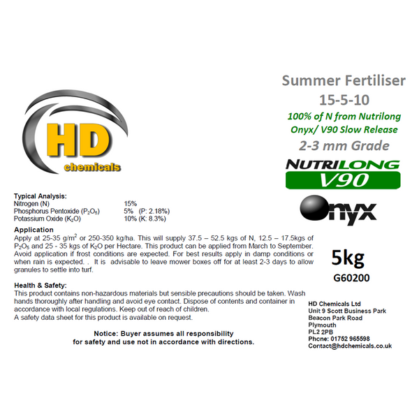 15-5-10 Summer Grass Lawn Fertiliser.