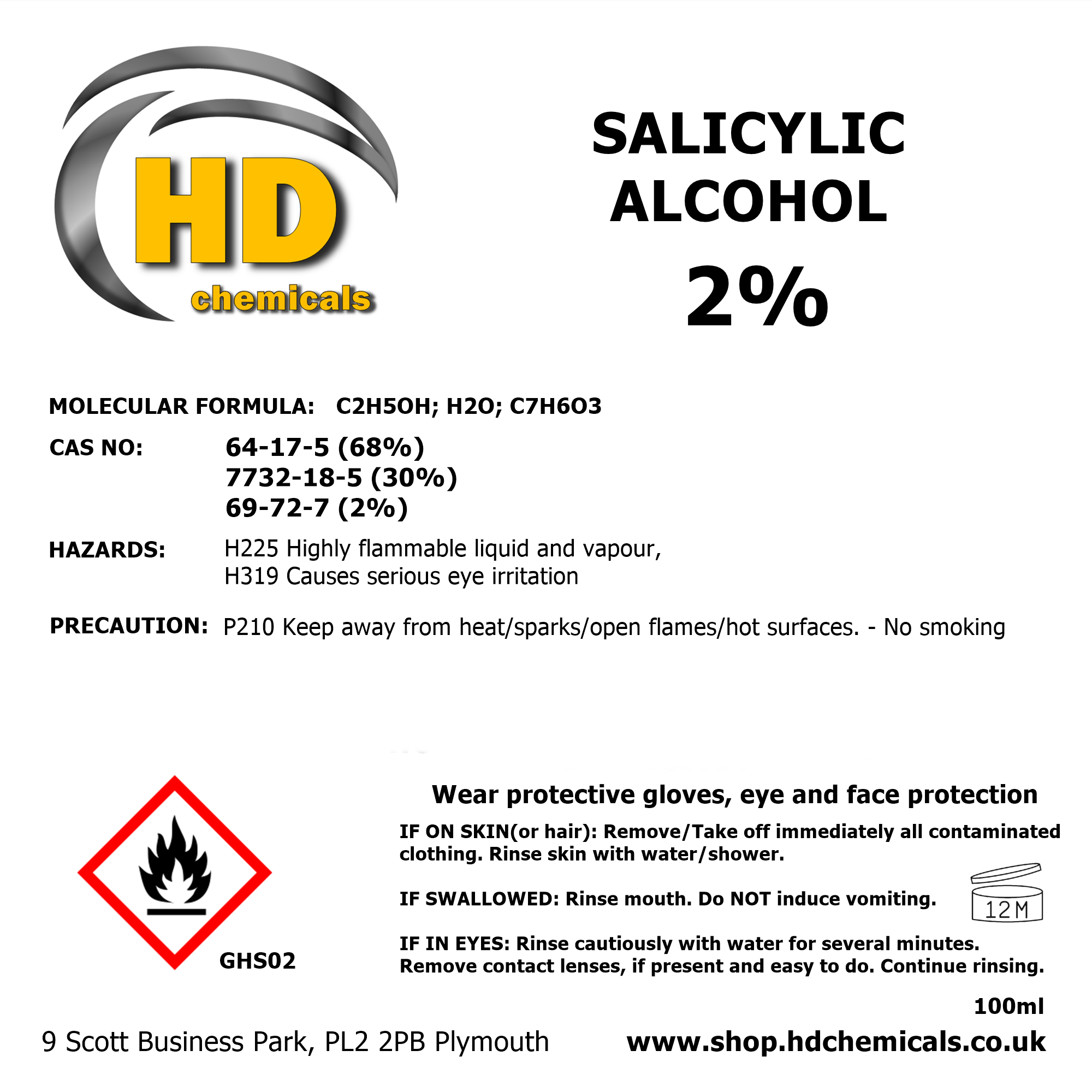 Salicylic Alcohol 2%