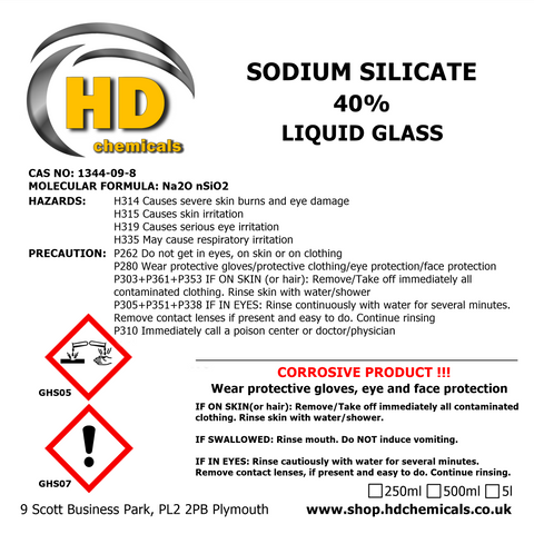 Liquid Sodium Silicate 40%